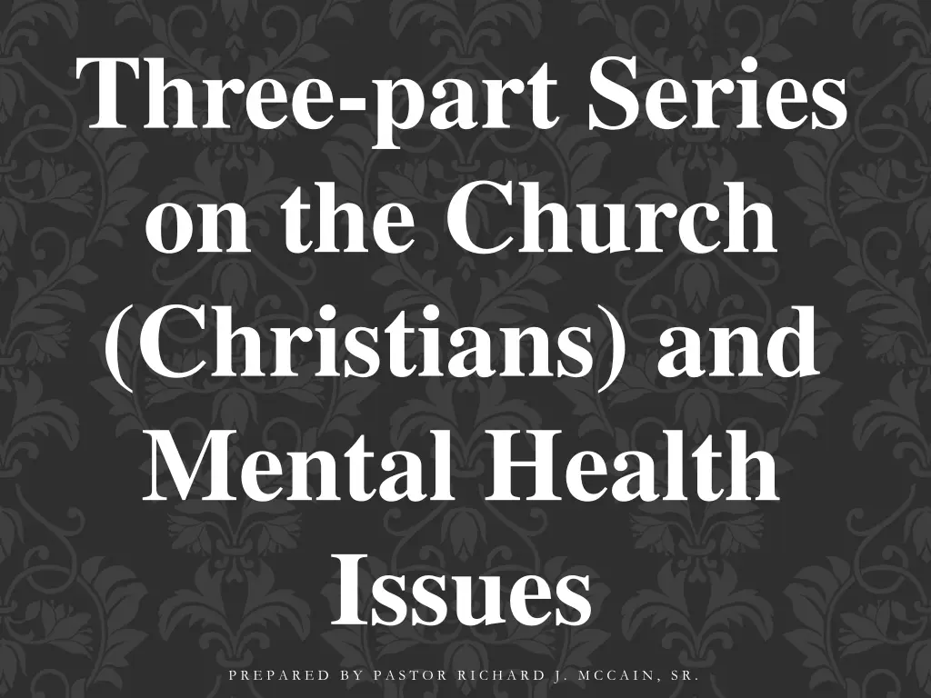 three part series on the church christians