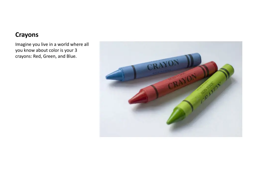 crayons