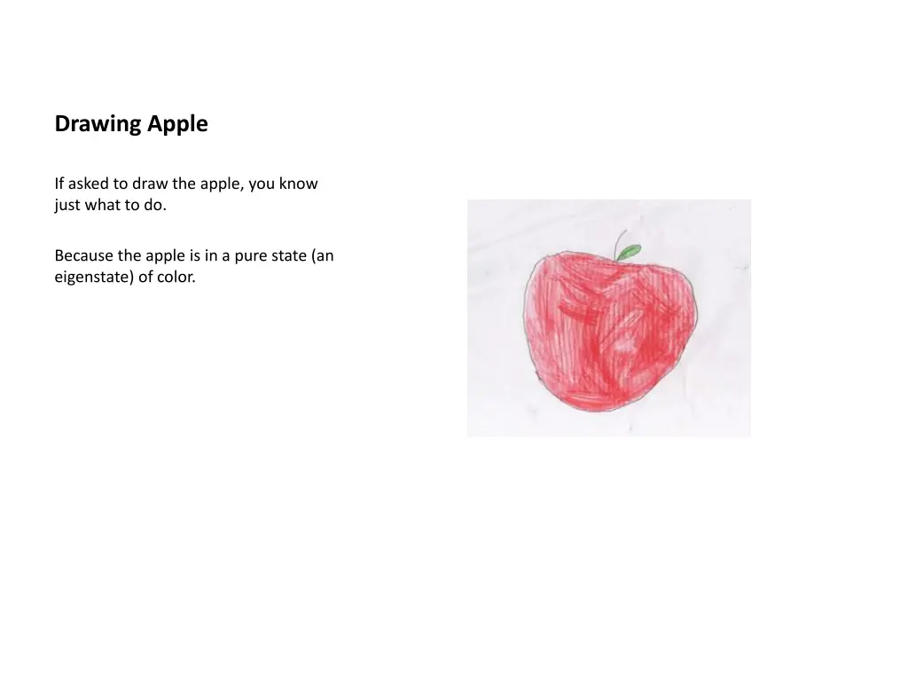 drawing apple