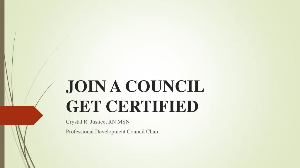 join a council get certified crystal r justice