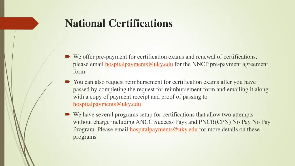 national certifications 2