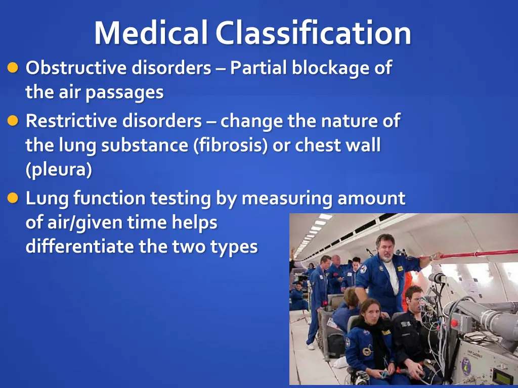 medical classification obstructive disorders