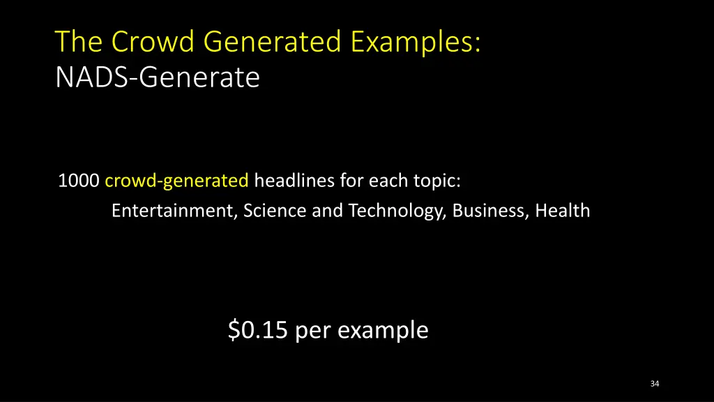 the crowd generated examples nads generate