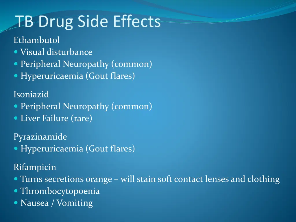 tb drug side effects