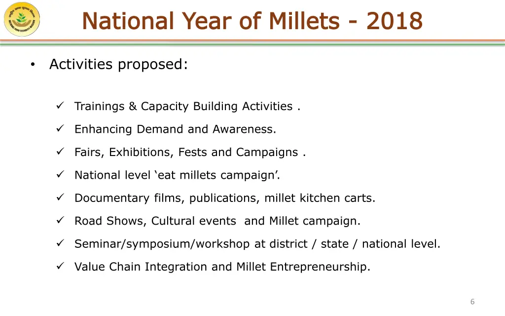 national year of millets national year of millets