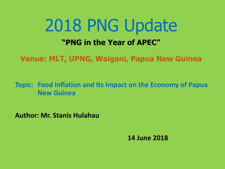 2018 png update png in the year of apec