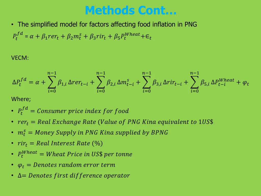 methods cont 1