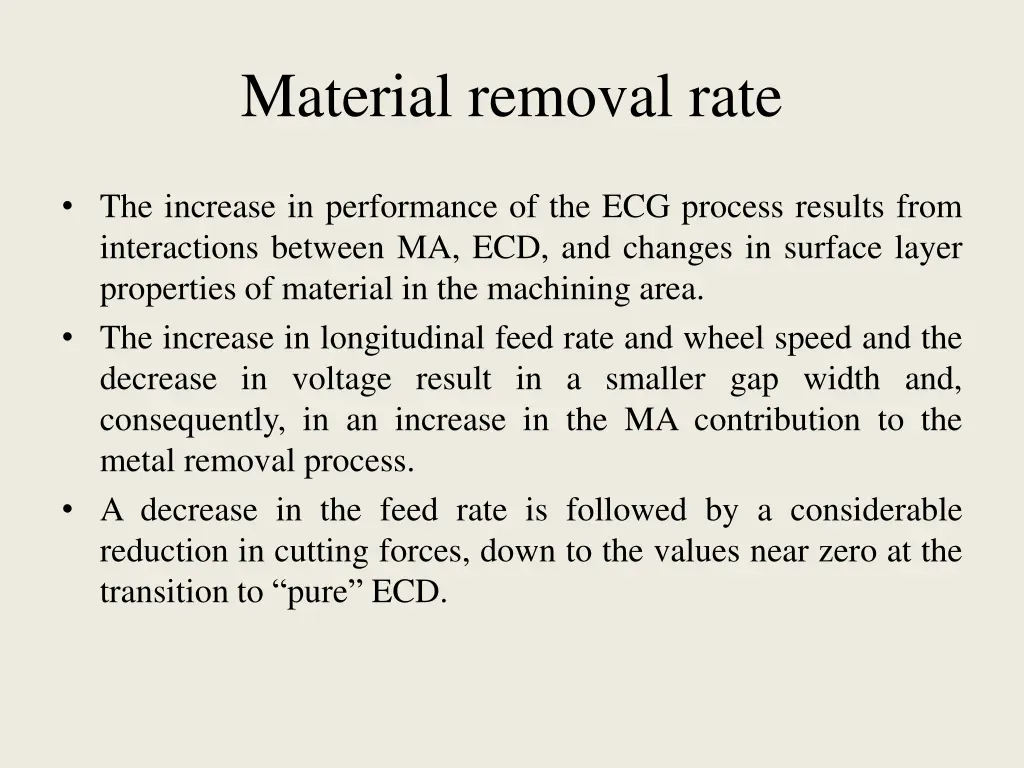 material removal rate 3