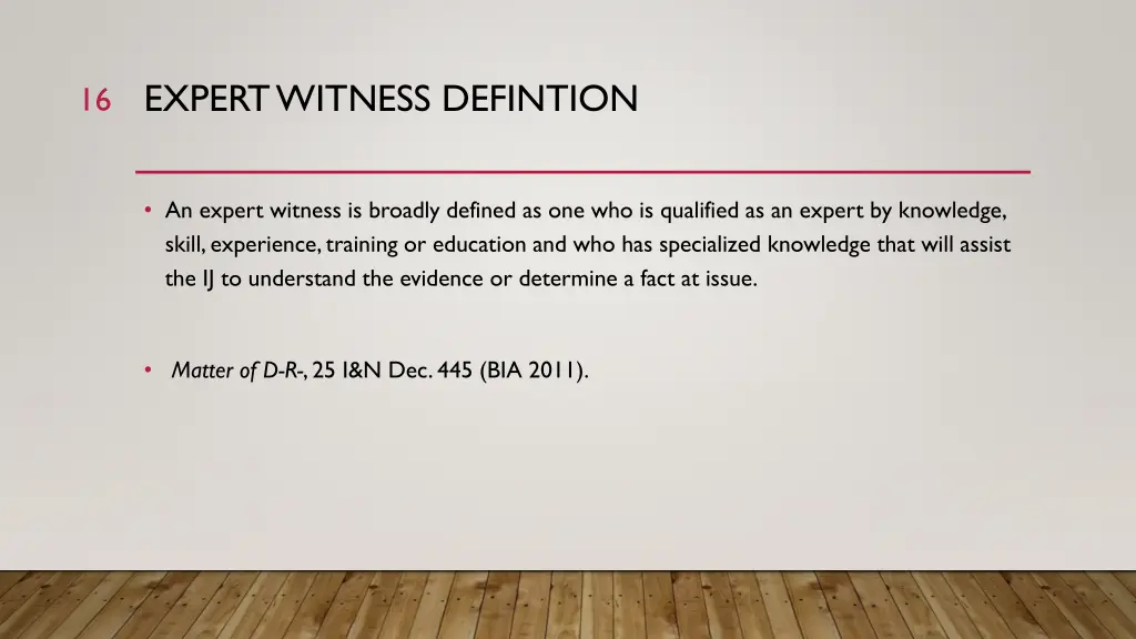 expert witness defintion