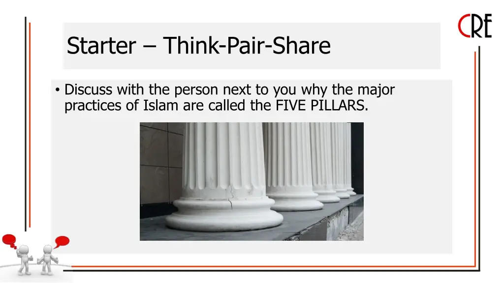 starter think pair share