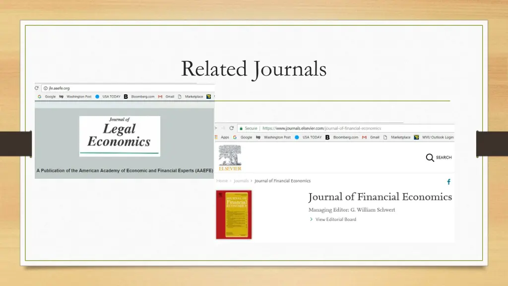 related journals