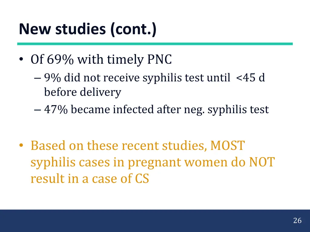 new studies cont 1