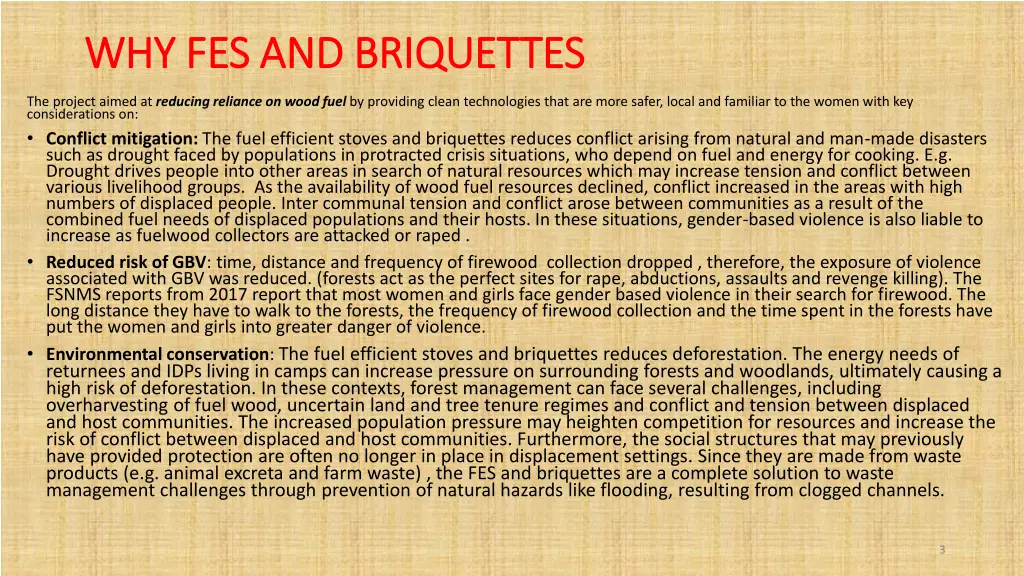 why fes and briquettes why fes and briquettes