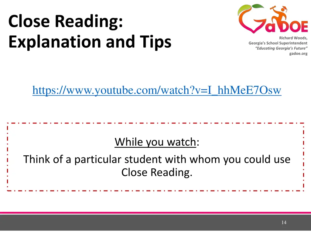 close reading explanation and tips