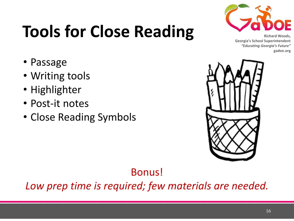 tools for close reading