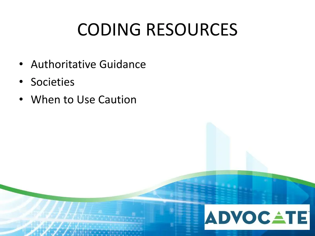 coding resources