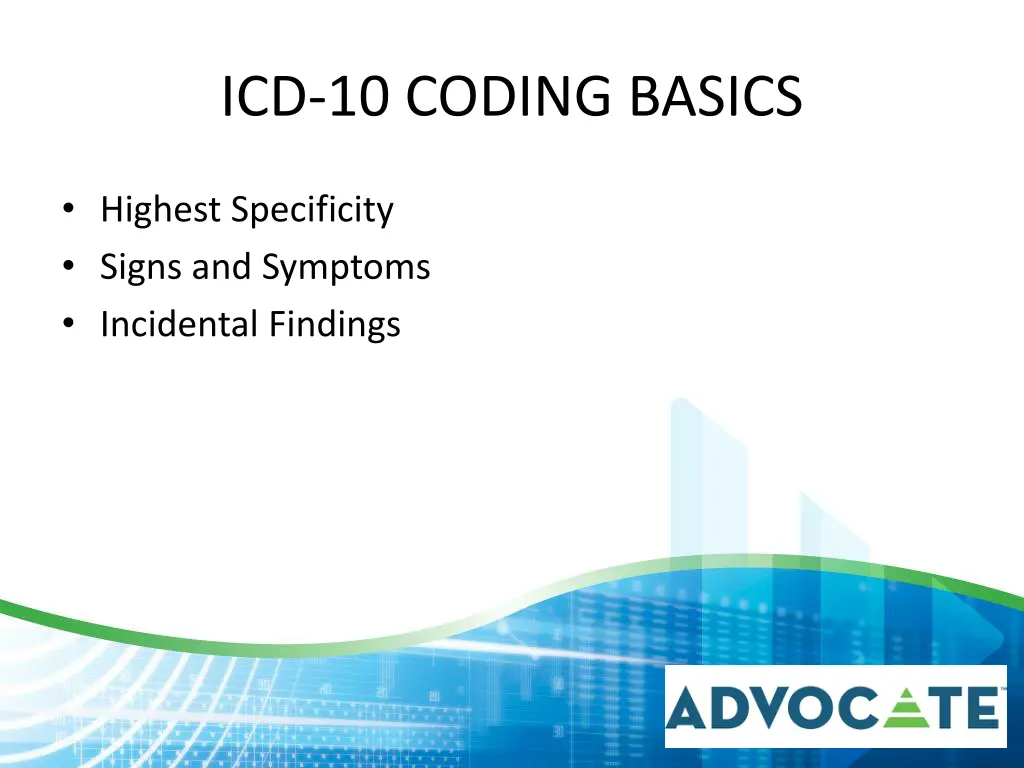 icd 10 coding basics