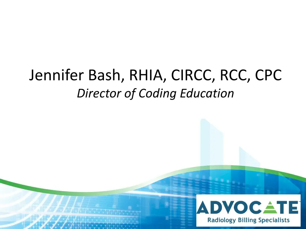 jennifer bash rhia circc rcc cpc director