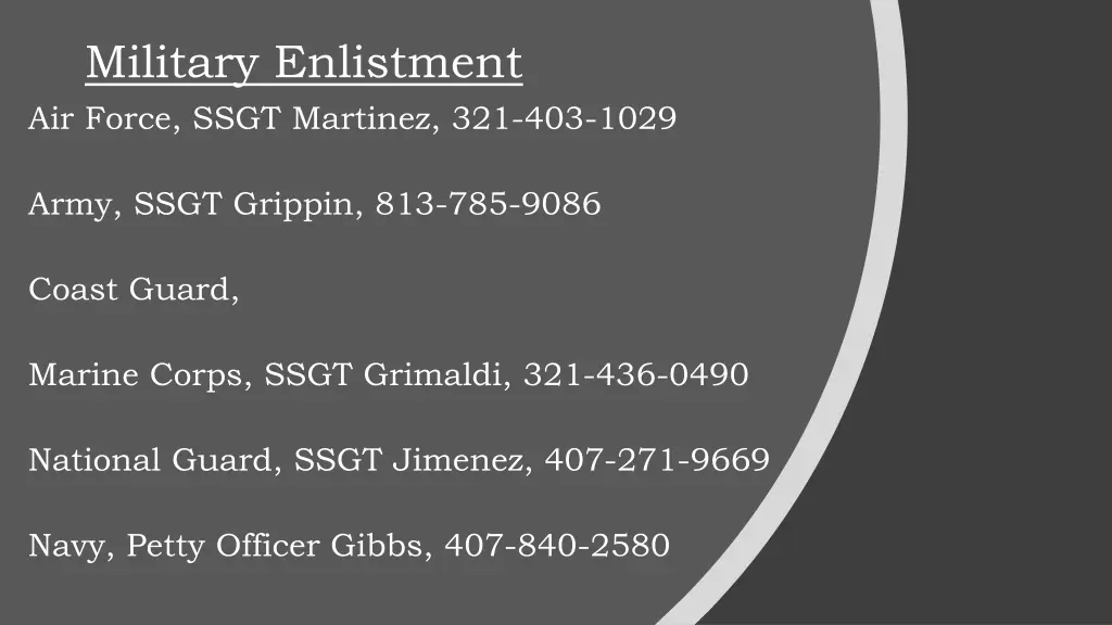 military enlistment air force ssgt martinez