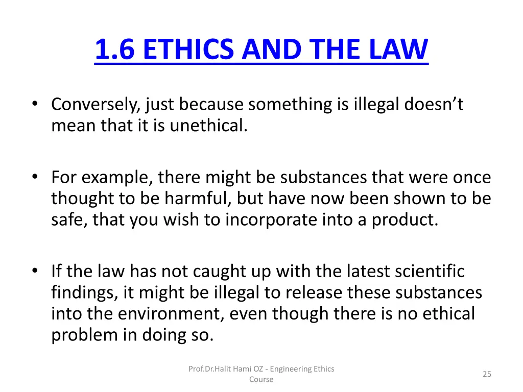 1 6 ethics and the law 2