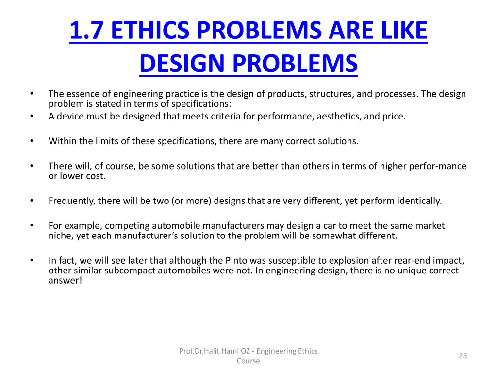 1 7 ethics problems are like design problems 1