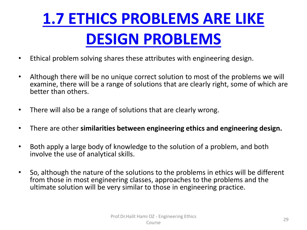 1 7 ethics problems are like design problems 2