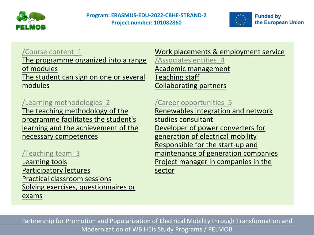 program erasmus edu 2022 cbhe strand 2 project 8