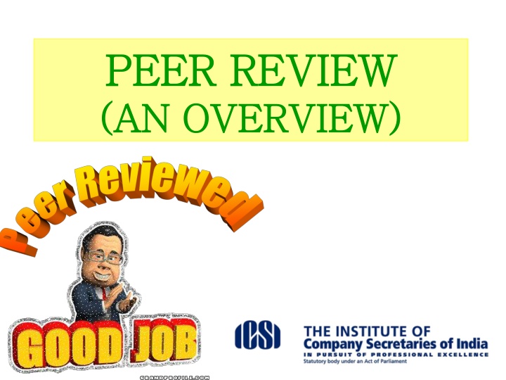 peer review peer review an overview an overview