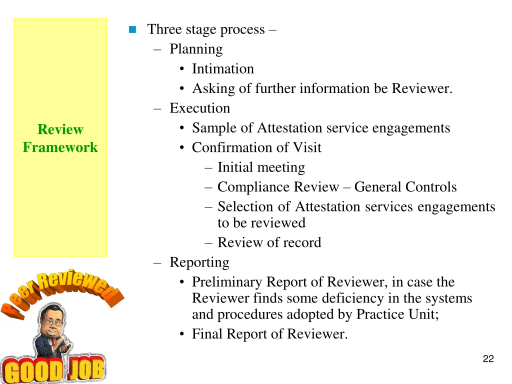 three stage process planning intimation asking