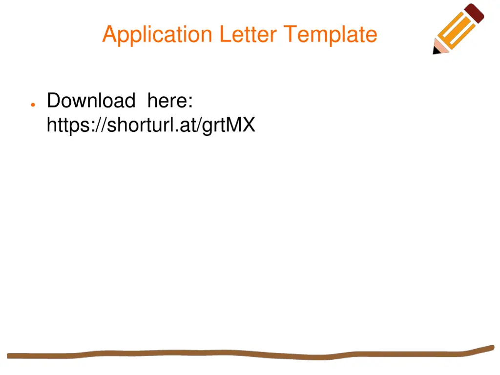 application letter template