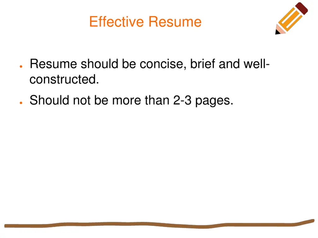 effective resume