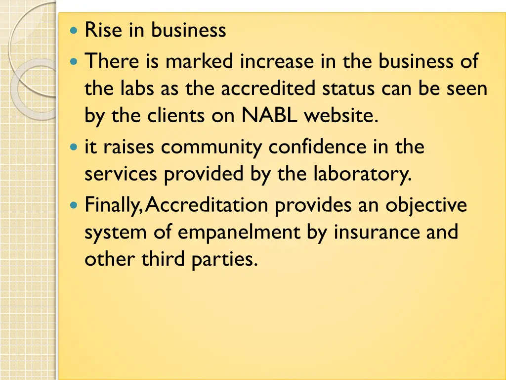 rise in business there is marked increase