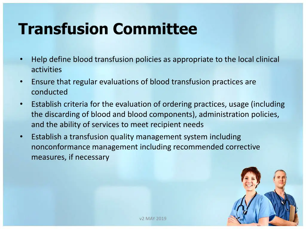 transfusion committee