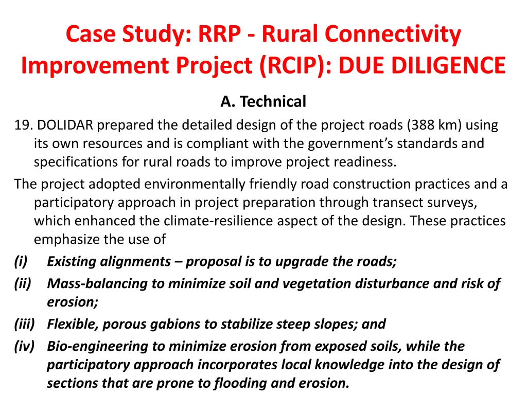 case study rrp rural connectivity improvement