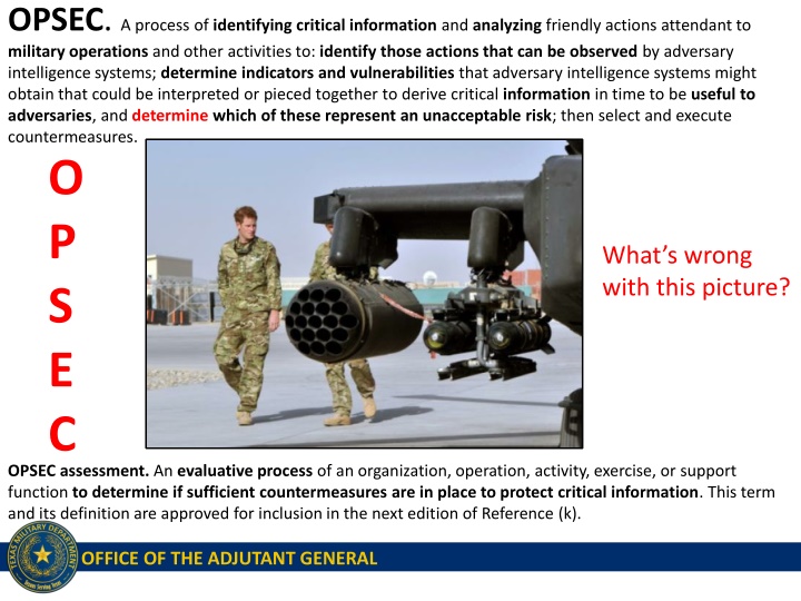 opsec a process of identifying critical