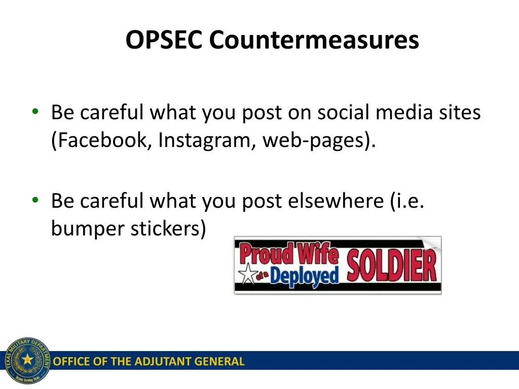 opsec countermeasures 2