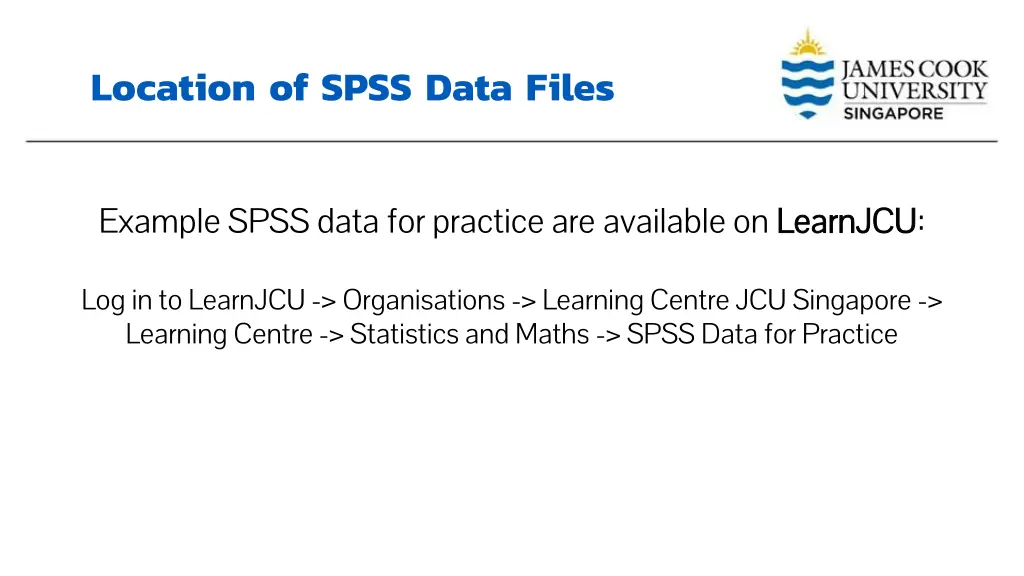 location of spss data files