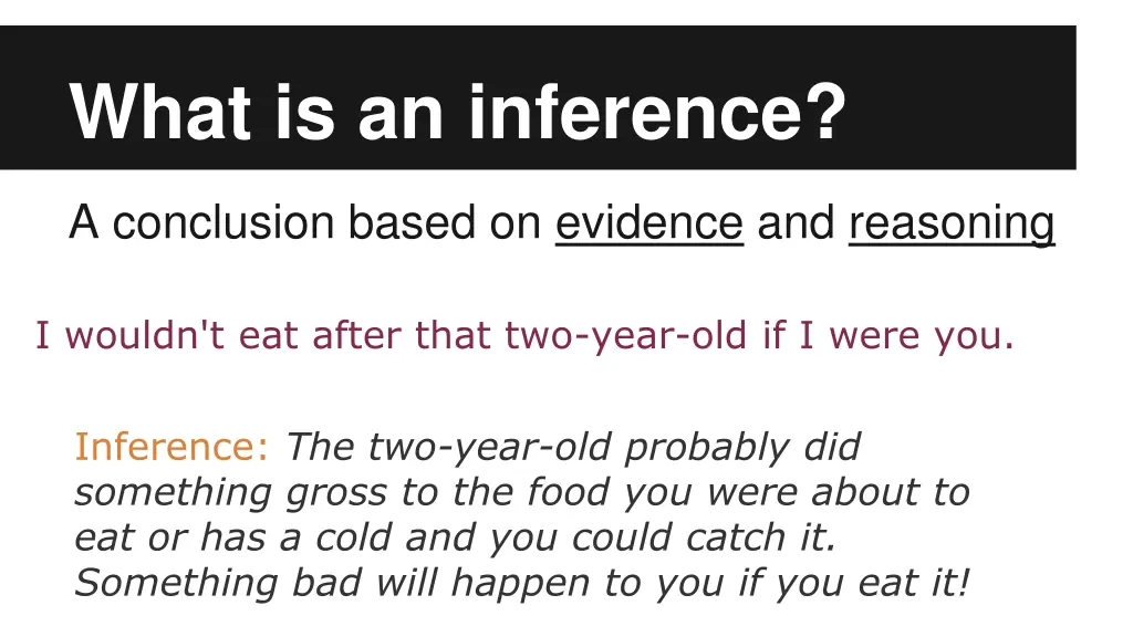 what is an inference