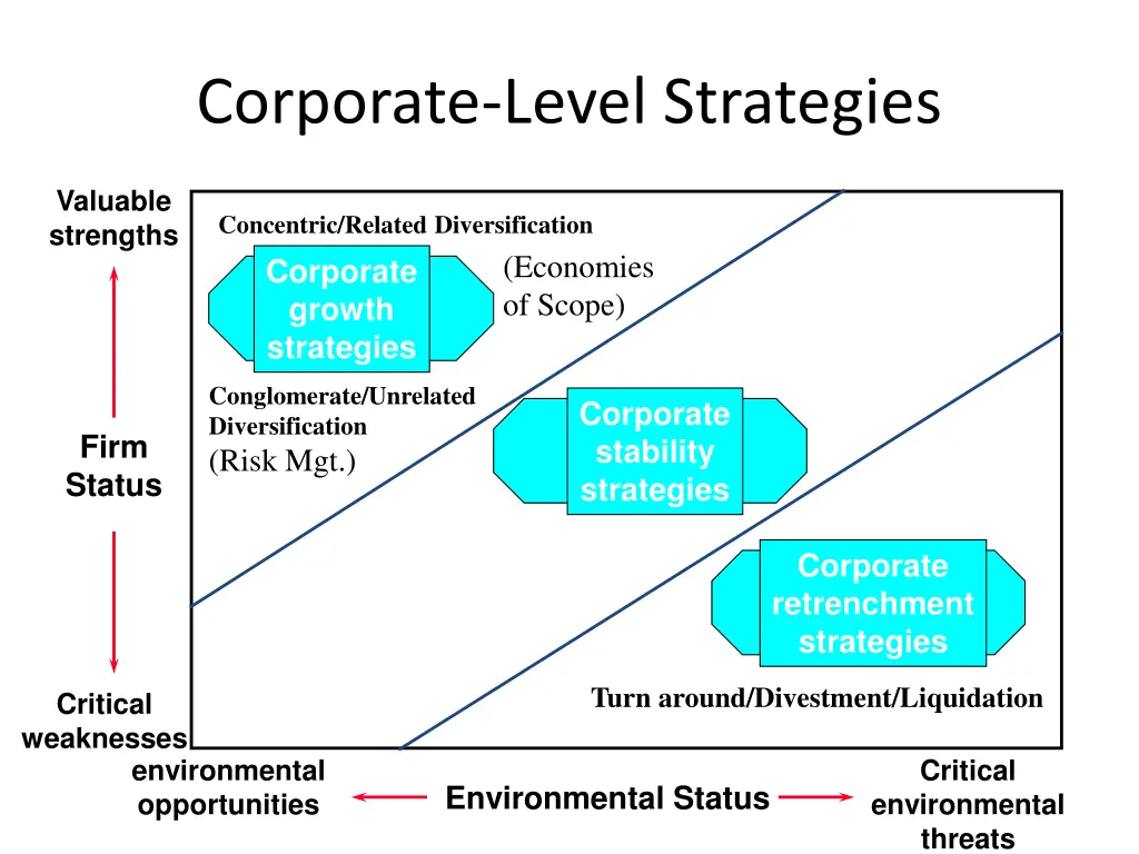 corporate level strategies