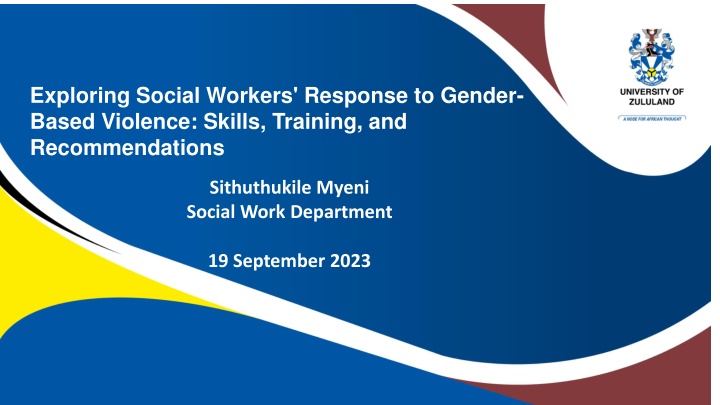 exploring social workers response to gender based