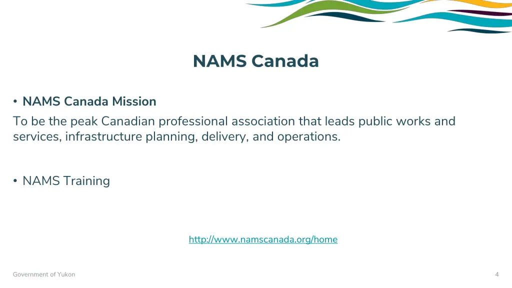 nams canada