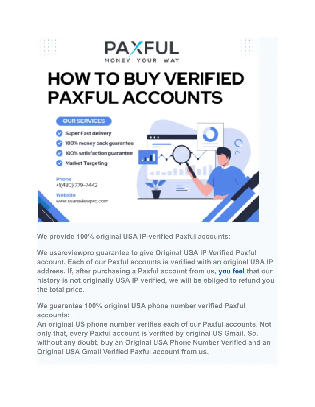 we provide 100 original usa ip verified paxful