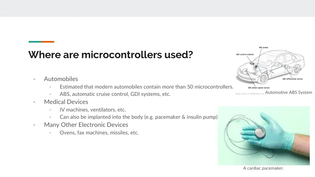 where are microcontrollers used