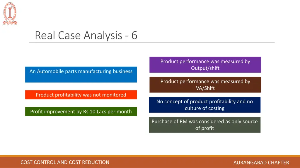 real case analysis 6