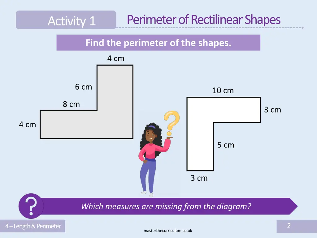 perimeter of rectilinear shapes 1