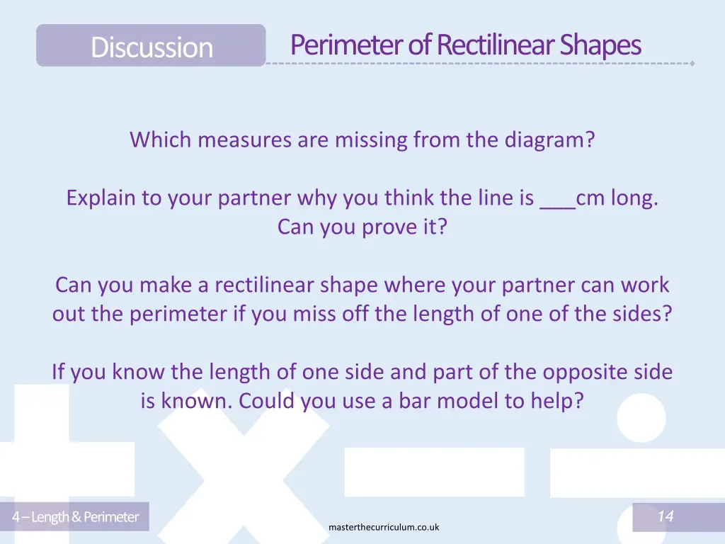 perimeter of rectilinear shapes 13