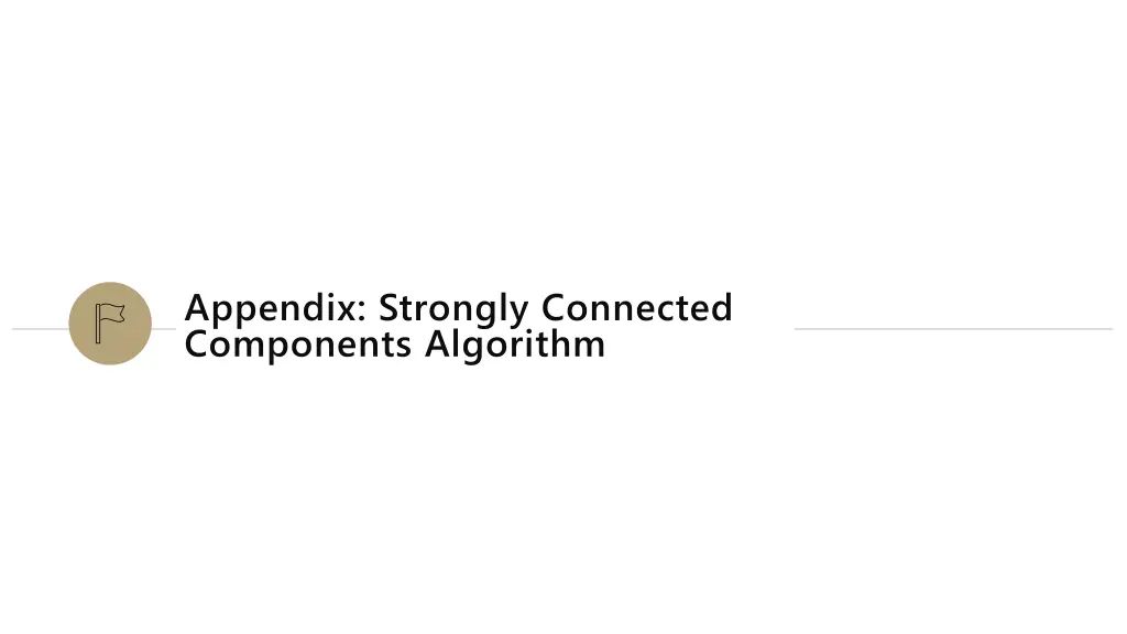 appendix strongly connected components algorithm