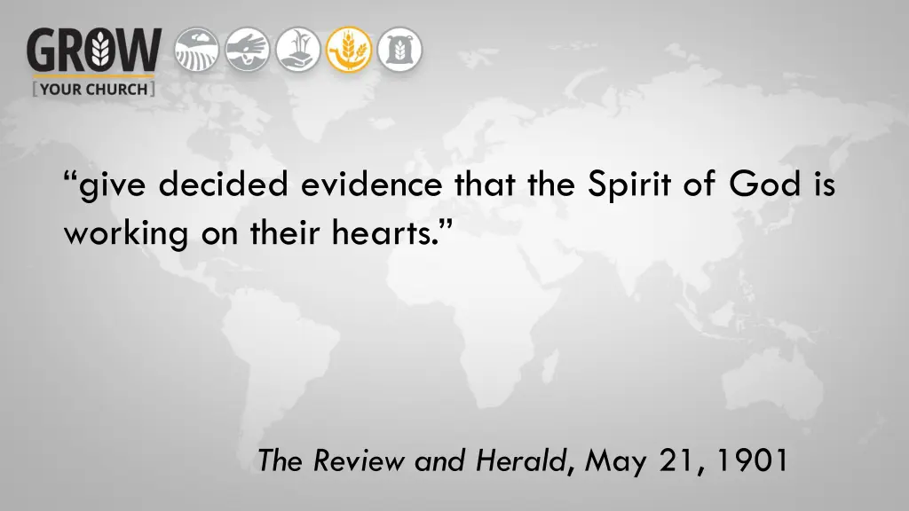 give decided evidence that the spirit