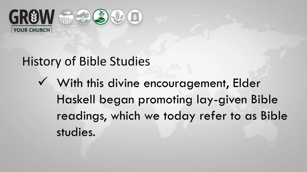 history of bible studies with this divine