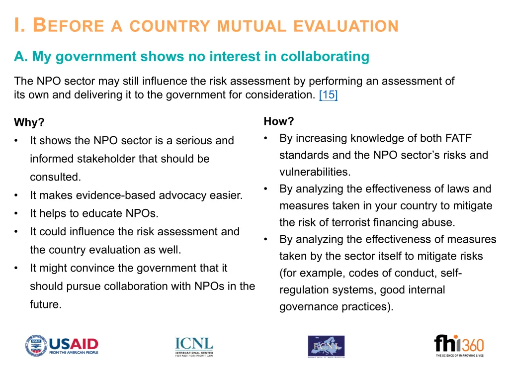 i b efore a country mutual evaluation 4